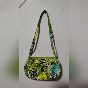 Vera Bradley Frannie Lime's Up Shoulder Bag